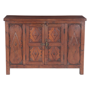 Teak Wood Sideboard with Two Doors by Home Trends & Design at Eve Furniture