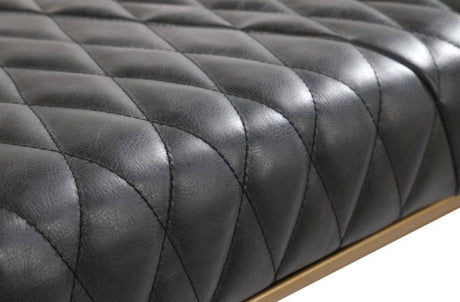 Teatro Bench Antique Black by Moe's Home at Eve Furniture