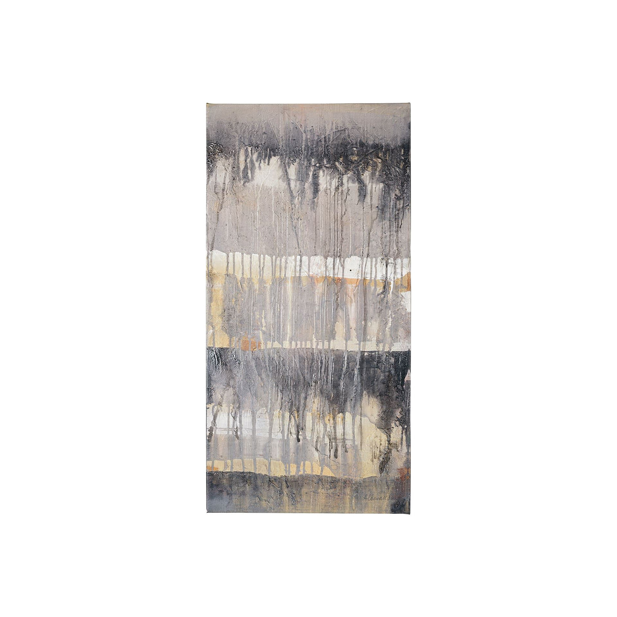 Tectonic I by Albena Hristova a Hand Embellished Textured Canvas by Mercana at Eve Furniture