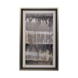 Tectonic I by Albena Hristova a Hand Embellished Textured Framed Art Print Matted under Glass by Mercana at Eve Furniture