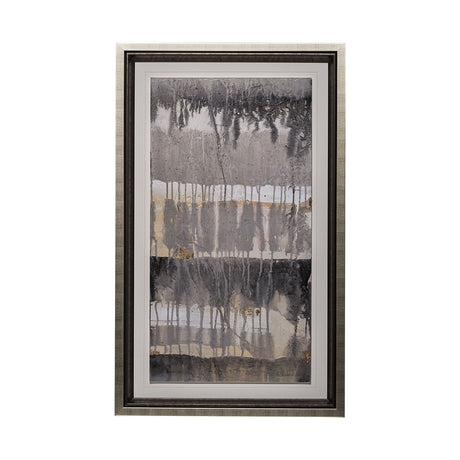 Tectonic I by Albena Hristova a Hand Embellished Textured Framed Art Print Matted under Glass by Mercana at Eve Furniture
