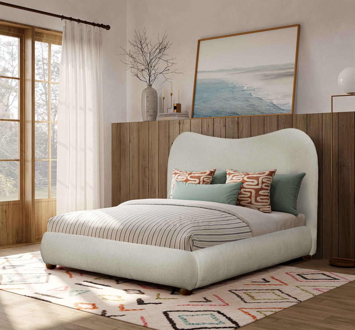 Teddy Beige King Bed