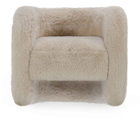 Teddy Beige Plush Accent Chair by Classic Home at Eve Furniture