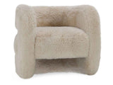 Teddy Beige Plush Accent Chair by Classic Home at Eve Furniture