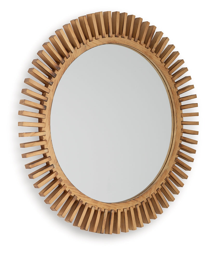 Tedwell Brown Accent Mirror by ASHLEY FURNITURE at Eve Furniture
