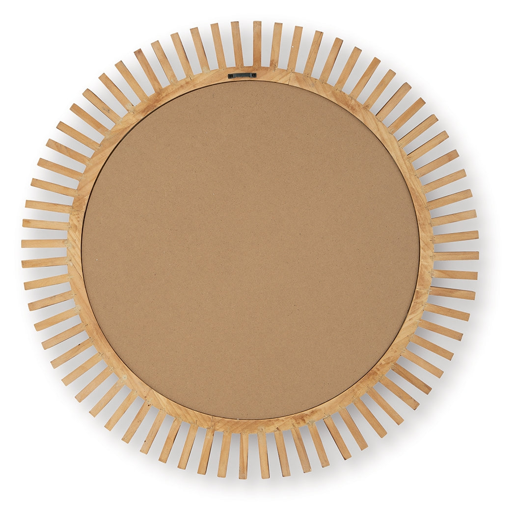 Tedwell Brown Accent Mirror by ASHLEY FURNITURE at Eve Furniture
