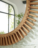 Tedwell Brown Accent Mirror by ASHLEY FURNITURE at Eve Furniture