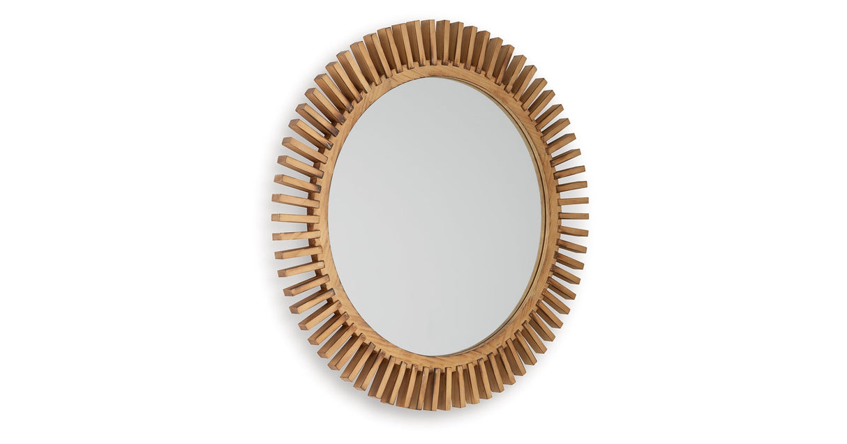 Tedwell Brown Accent Mirror by ASHLEY FURNITURE at Eve Furniture