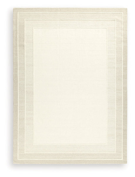 Teelgan Ivory/Tan Extra Large Rug by Ashley at Eve Furniture
