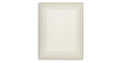 Teelgan Ivory/Tan Large Rug by Ashley at Eve Furniture