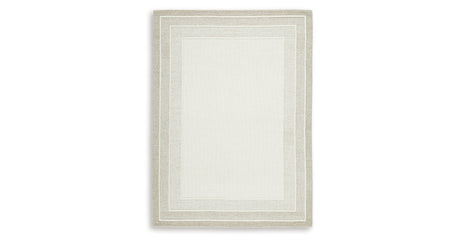 Teelgan Ivory/Tan Medium Rug by Ashley at Eve Furniture