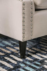 Tegan Beige Stationary Sofa & Loveseat by Furniture of America at Eve Furniture