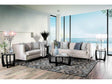 Tegan Beige Stationary Sofa & Loveseat by Furniture of America at Eve Furniture