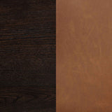 Tegan Cognac Faux Leather Upholstered Dining Side Chair (Set of 2) by Coaster at Eve Furniture