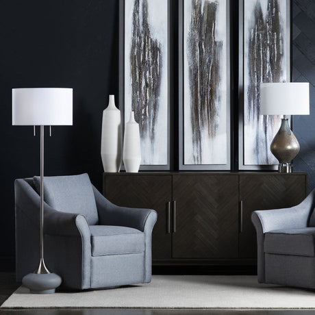 Tegan White Vase by Crestview at Eve Furniture