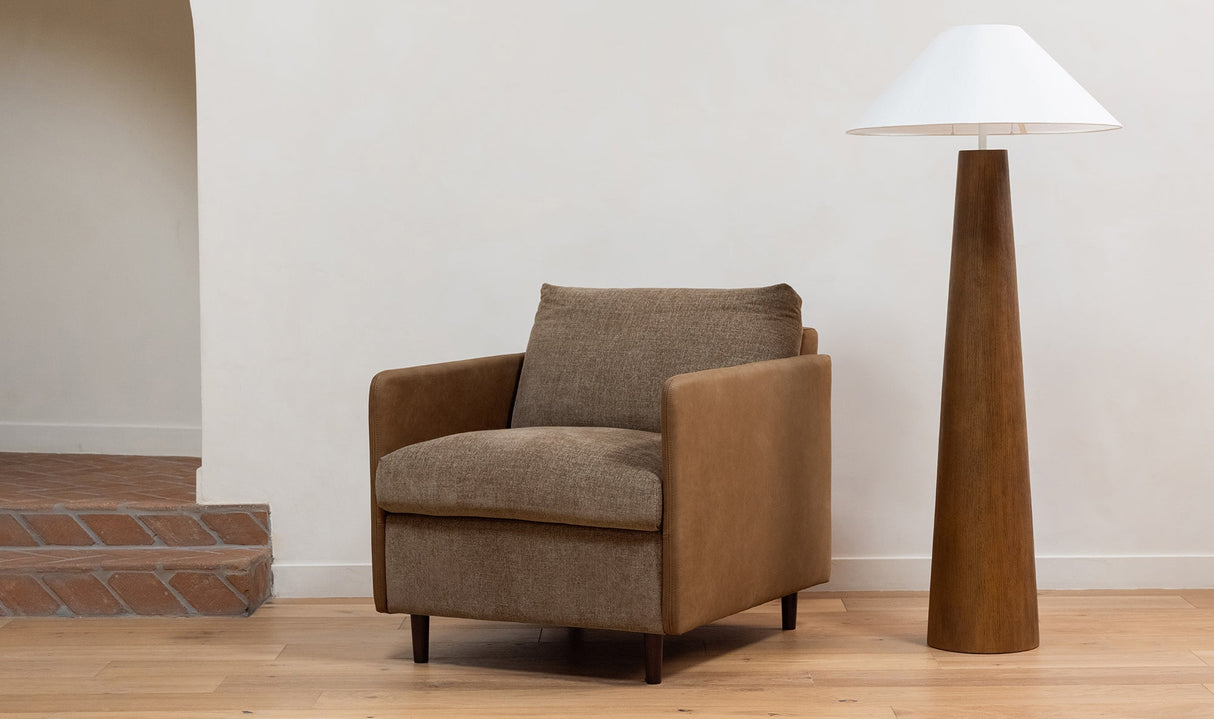 Teller Accent Chair Brown by Moe's Home at Eve Furniture