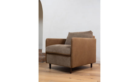 Teller Accent Chair Brown by Moe's Home at Eve Furniture