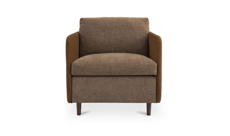 Teller Accent Chair Brown by Moe's Home at Eve Furniture