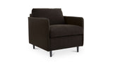 Teller Accent Chair Warm Black by Moe's Home at Eve Furniture