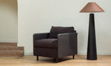 Teller Accent Chair Warm Black by Moe's Home at Eve Furniture