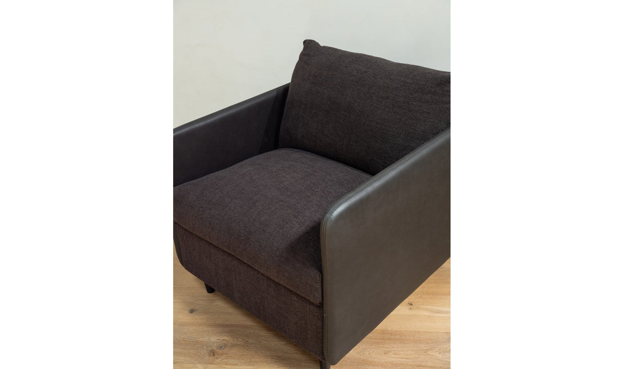 Teller Accent Chair Warm Black by Moe's Home at Eve Furniture