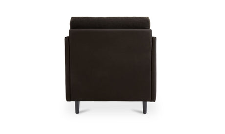 Teller Accent Chair Warm Black by Moe's Home at Eve Furniture
