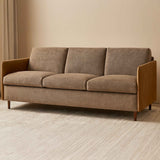 Teller Brown Sofa by Moe's Home at Eve Furniture