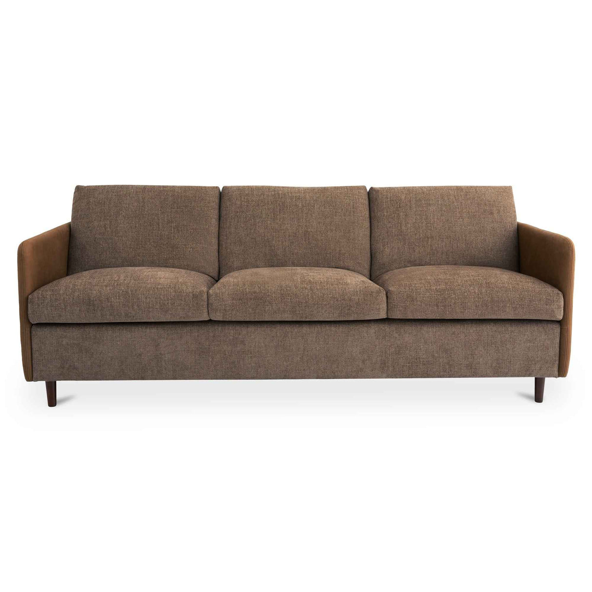 Teller Brown Sofa by Moe's Home at Eve Furniture