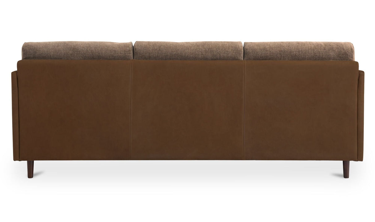 Teller Sofa Brown by Moe's Home at Eve Furniture