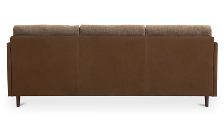 Teller Sofa Brown by Moe's Home at Eve Furniture
