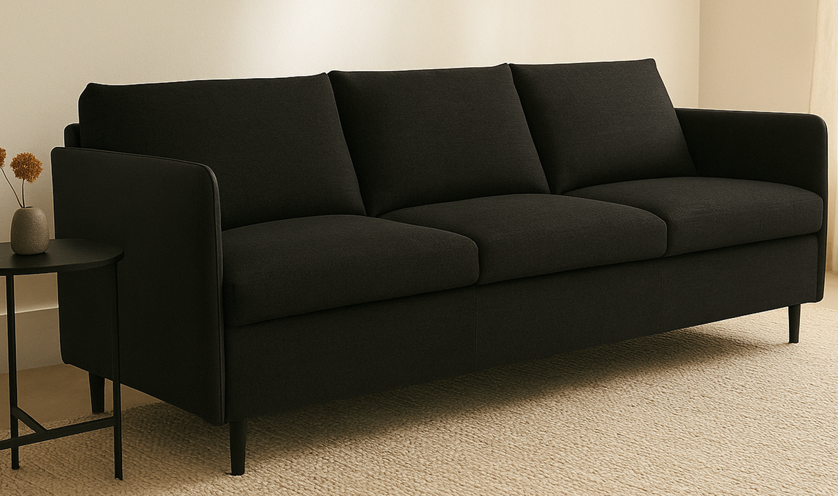 Teller Sofa Warm Black by Moe's Home at Eve Furniture