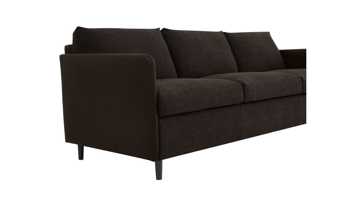 Teller Sofa Warm Black by Moe's Home at Eve Furniture