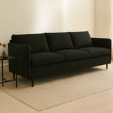 Teller Warm Black Sofa by Moe's Home at Eve Furniture