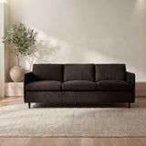 Teller Warm Black Sofa by Moe's Home at Eve Furniture
