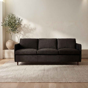 Teller Warm Black Sofa by Moe's Home at Eve Furniture
