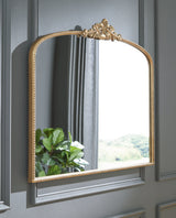 Tellora Gold Finish Accent Mirror