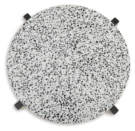 Tellrich Black/White Accent Table by Ashley at Eve Furniture