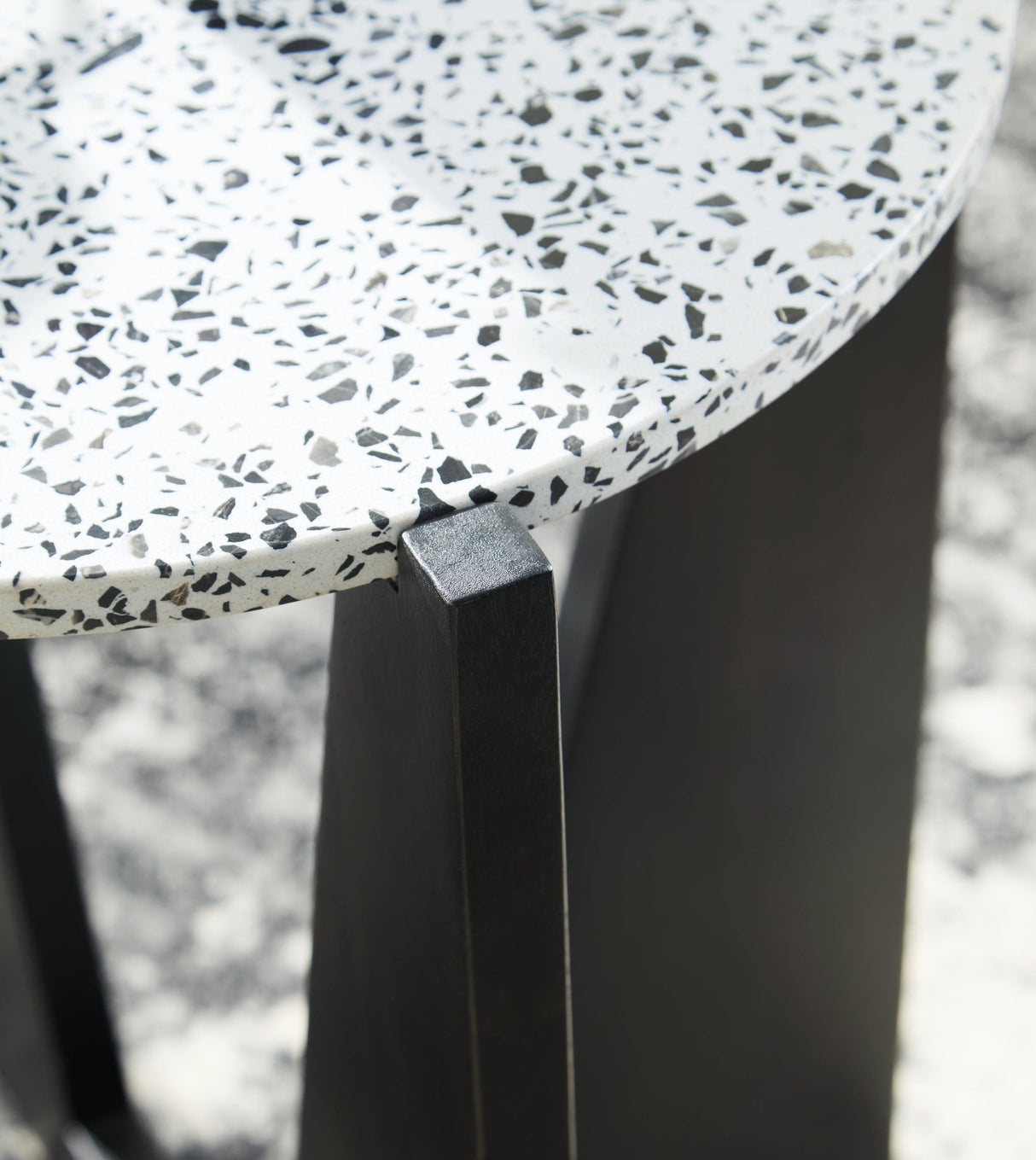 Tellrich Black/White Accent Table by Ashley at Eve Furniture