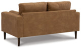Telora Caramel Loveseat by Ashley at Eve Furniture