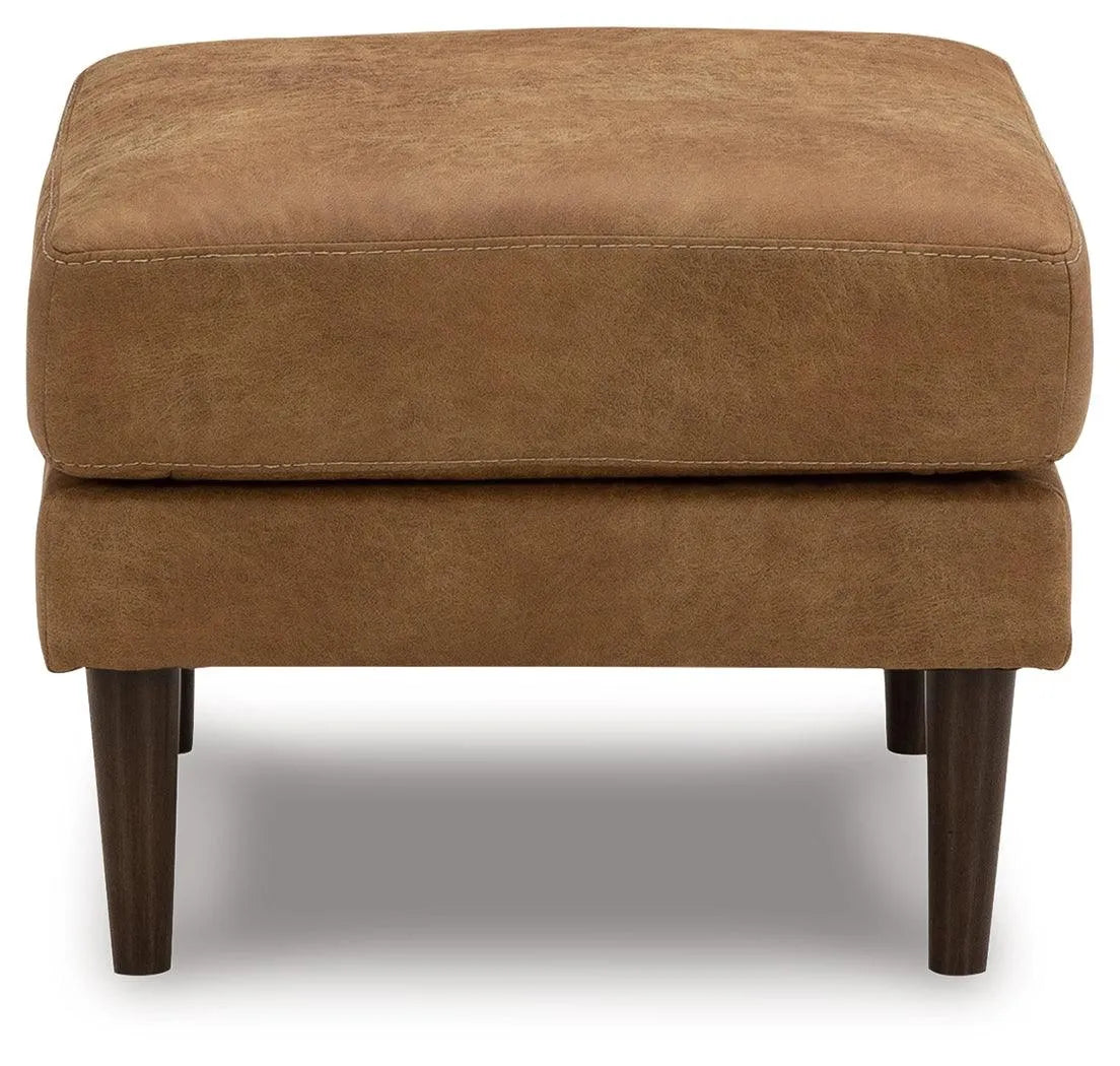 Telora Caramel Ottoman by Ashley at Eve Furniture