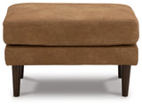 Telora Caramel Ottoman by Ashley at Eve Furniture