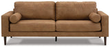 Telora Caramel Sofa by Ashley at Eve Furniture