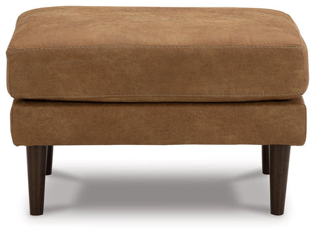 Telora Caramel Ottoman by Ashley at Eve Furniture