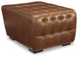 Temmpton Chocolate Oversized Accent Ottoman by Ashley at Eve Furniture