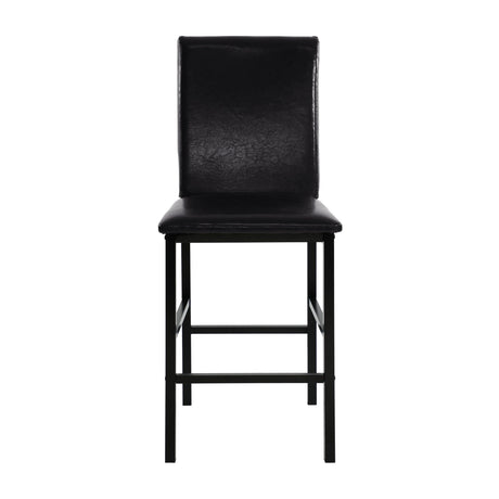 Tempe Brown/Black Marble-Top Counter Height Set by Homelegance at Eve Furniture