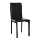 Tempe Brown/Black Marble-Top Dining Set by Homelegance at Eve Furniture