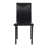 Tempe Brown/Black Marble-Top Dining Set by Homelegance at Eve Furniture
