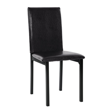 Tempe Brown/Black Marble-Top Dining Set by Homelegance at Eve Furniture