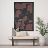 Tempelhof by Mercana Studio a Hand Embellished Textured Framed Art Print Matted under Glass by Mercana at Eve Furniture