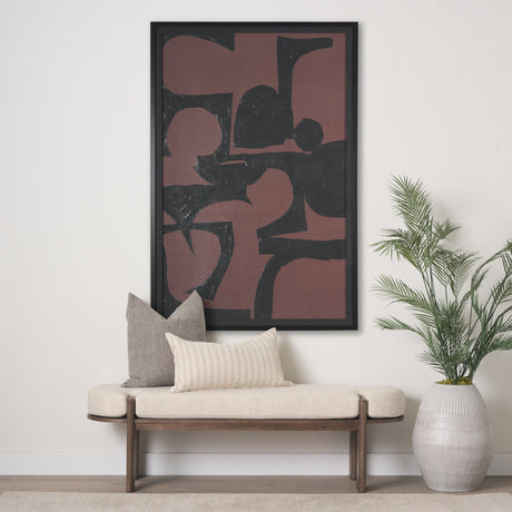 Tempelhof by Mercana Studio a Hand Embellished Textured Framed Art Print Matted under Glass by Mercana at Eve Furniture